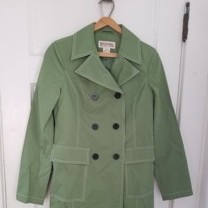 Micheal Kors light raincoat - bright green